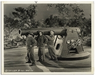 10" x 8" Glossy Photo From the 1936 Three Stooges Film "Half Shot Shooters" -- Very Good Condition